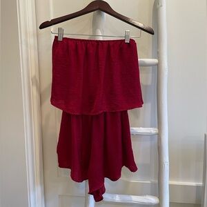 Red romper